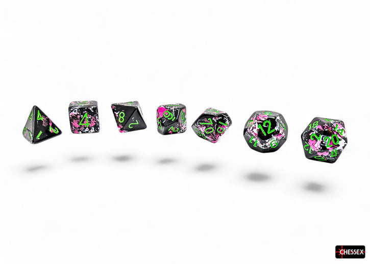 Brush Polyhedral Paintball/green 7-Die Set