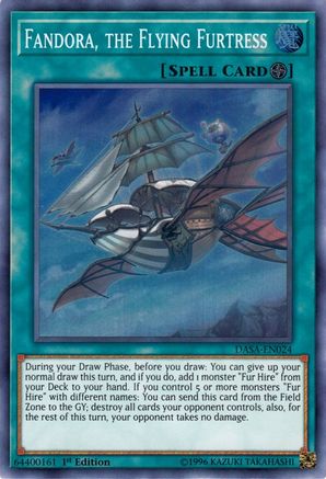 Fandora, the Flying Furtress (DASA-EN024) - Dark Saviors 1st Edition