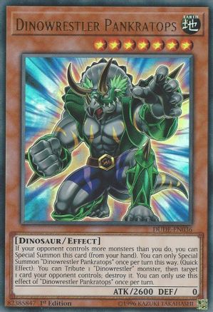 Dinowrestler Pankratops (DUDE-EN036) - Duel Devastator 1st Edition