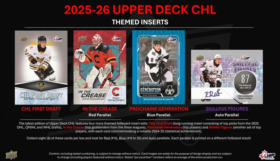 2026 Upper Deck CHL Hockey Hobby Box