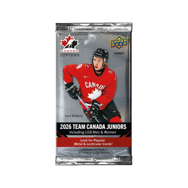 2026 Team Canada Juniors Hockey Hobby Pack