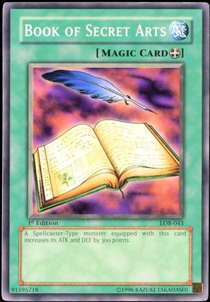 Book of Secret Arts (LOB-043) - The Legend of Blue Eyes White Dragon Unlimited