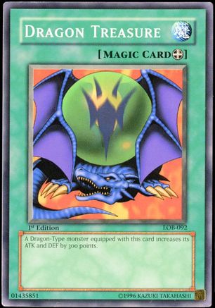 Dragon Treasure (LOB-092) - The Legend of Blue Eyes White Dragon Unlimited