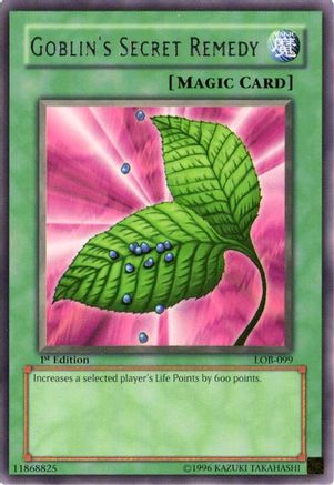Goblin's Secret Remedy (LOB-099) - The Legend of Blue Eyes White Dragon Unlimited