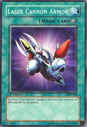 Laser Cannon Armor (LOB-089) - The Legend of Blue Eyes White Dragon Unlimited