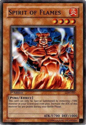 Spirit of Flames (LON-067) - Labyrinth of Nightmare Unlimited