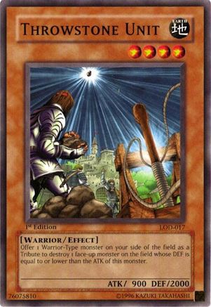 Throwstone Unit (LOD-017) - Legacy of Darkness Unlimited