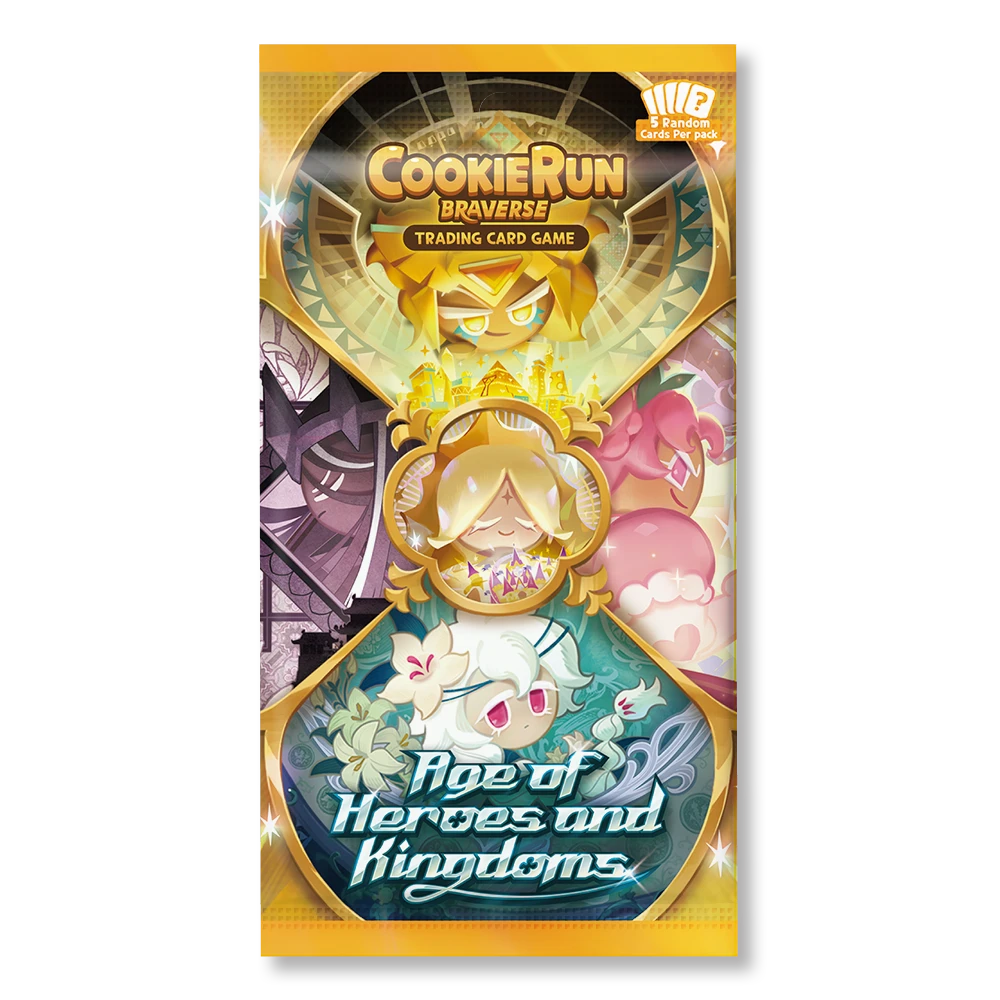 CookieRun Braverse TCG Age of Heroes and Kingdoms Booster Pack