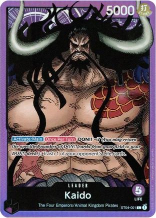 Kaido (001) (ST04-001) - Starter Deck 4: Animal Kingdom Pirates