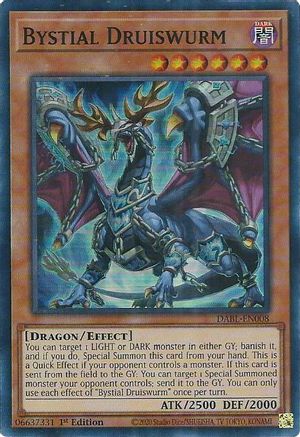 Bystial Druiswurm (DABL-EN008) - Darkwing Blast 1st Edition