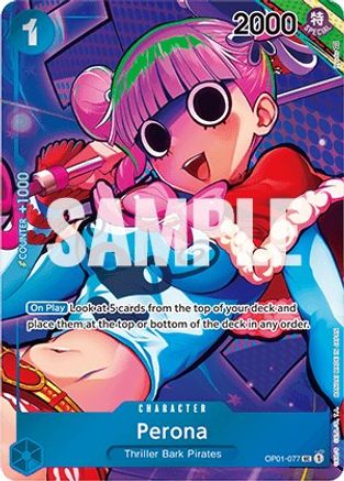 Perona (Box Topper) (OP01-077) - Romance Dawn