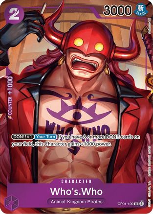 Who's.Who (Box Topper) (OP01-109) - Romance Dawn