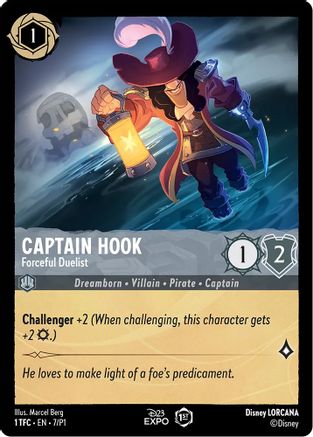 Captain Hook - Forceful Duelist (7) Holofoil - D23 Promos