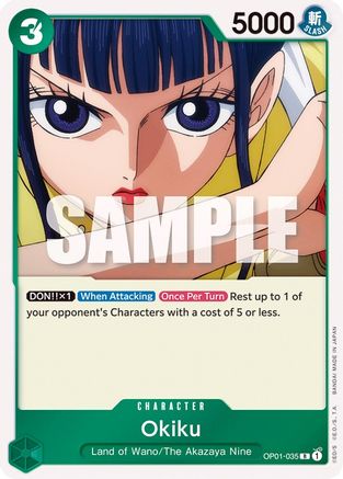 Okiku (OP01-035) - Romance Dawn