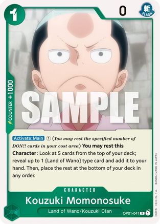 Kouzuki Momonosuke (OP01-041) - Romance Dawn