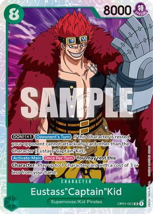 Eustass"Captain"Kid (OP01-051) - Romance Dawn (Japanese)