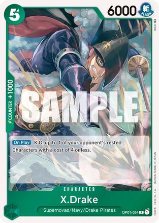 X.Drake (054) (OP01-054) - Romance Dawn