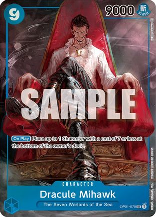 Dracule Mihawk (Parallel) (OP01-070) - Romance Dawn
