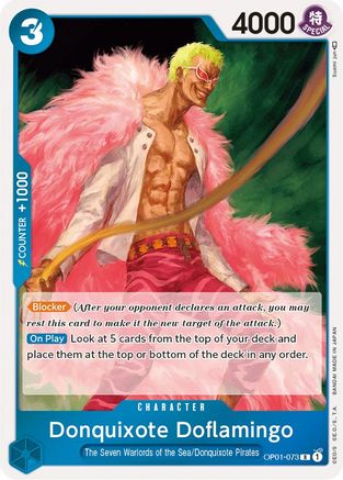Don Quichotte Doflamingo (073) (OP01-073) - Romance Dawn