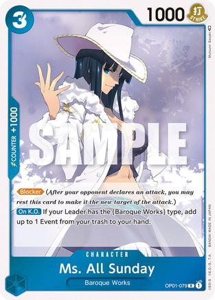 Ms. All Sunday (OP01-079) - Romance Dawn