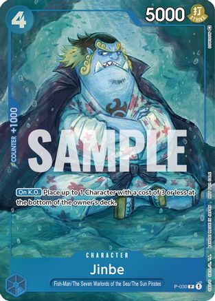 Jinbe (Event Pack Vol. 1) (P-030) - One Piece Promotion Cards