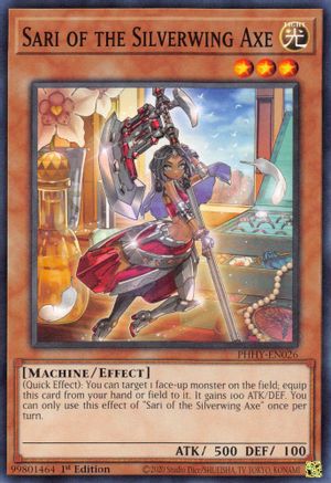 Sari of the Silverwing Axe (PHHY-EN026) - Photon Hypernova 1st Edition