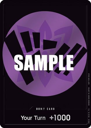 DON!! Card (Purple) - One Piece Promotion Cards