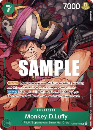 Monkey.D.Luffy (041) (Alternate Art) (OP02-041) - Paramount War