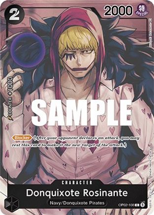 Donquixote Rosinante (Box Topper) (OP02-108) - Paramount War