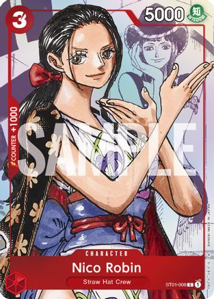 Nico Robin - ST01-008 (Alternate Art) (ST01-008) - One Piece Promotion Cards