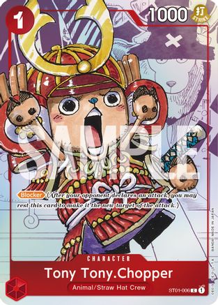 Tony Tony.Chopper - ST01-006 (Alternate Art) (ST01-006) - One Piece Promotion Cards