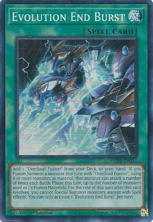 Evolution End Burst (MAZE-EN015) - Maze of Memories 1st Edition