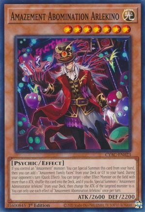 Amazement Abomination Arlekino (CYAC-EN023) - Cyberstorm Access 1st Edition