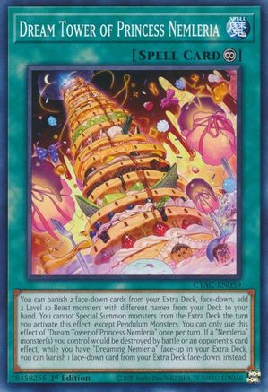 Dream Tower of Princess Nemleria (CYAC-EN059) - Cyberstorm Access 1st Edition