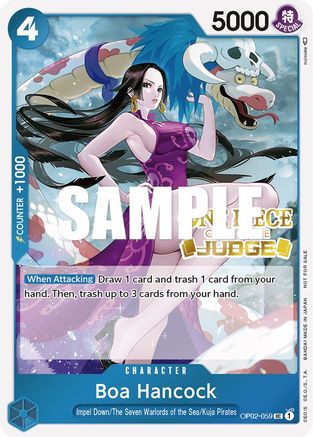 Boa Hancock (Judge) (OP02-059) - One Piece Promotion Cards