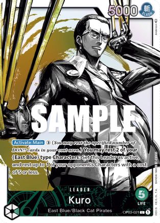 Kuro (Alternate Art) (OP03-021) - Pillars of Strength