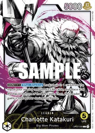Charlotte Katakuri (099) (Alternate Art) (OP03-099) - Pillars of Strength