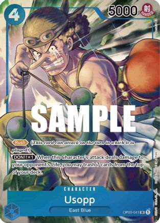 Usopp (Alternate Art) (OP03-041) - Pillars of Strength