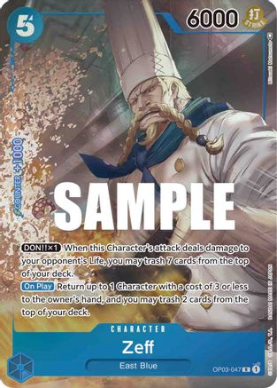 Zeff (Alternate Art) (OP03-047) - Pillars of Strength