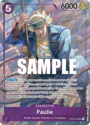 Paulie (Alternate Art) (OP03-066) - Pillars of Strength