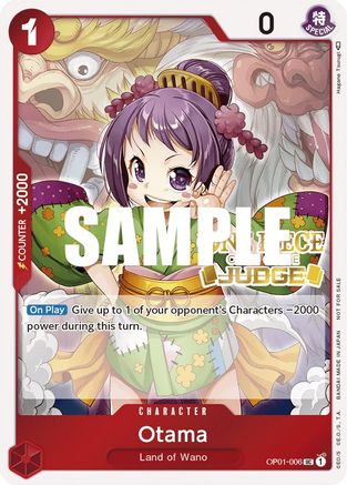 Otama (Judge) (OP01-006) - One Piece Promotion Cards