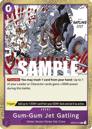 Gum-Gum Jet Gatling (OP03-072) - Pillars of Strength