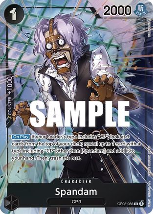 Spandam (Alternate Art) (OP03-086) - Pillars of Strength