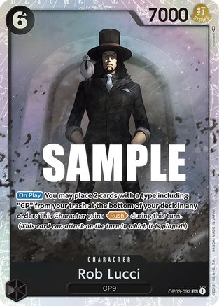 Rob Lucci (092) (OP03-092) - Pillars of Strength