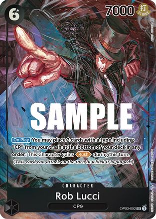 Rob Lucci (092) (Alternate Art) (OP03-092) - Pillars of Strength