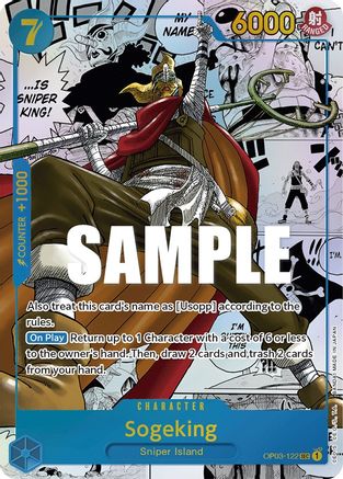 Sogeking (Alternate Art) (Manga) (OP03-122) - Pillars of Strength