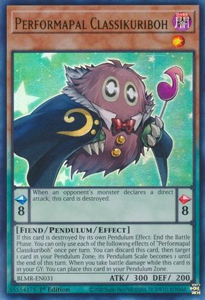 Performapal Classikuriboh (BLMR-EN031) - Battles of Legend: Monstrous Revenge 1st Edition