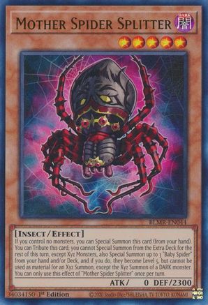 Mother Spider Splitter (BLMR-EN044) - Battles of Legend: Monstrous Revenge 1st Edition