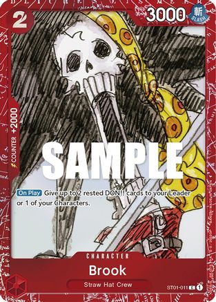 Brook (Premium Card Collection -ONE PIECE FILM RED Edition-) (ST01-011) - One Piece Promotion Cards
