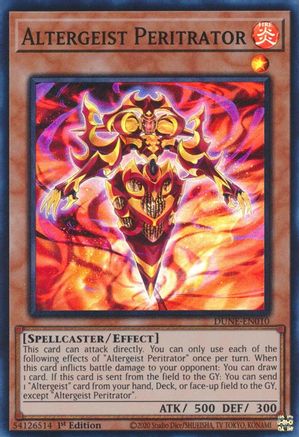 Altergeist Peritrator (DUNE-EN010) - Duelist Nexus 1st Edition